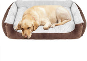 WILLNORN Cama para perros grandes con funda extraíble alfombrilla resistente al agua parte inferior y sofá cama lavable - BESTMASCOTA.COM