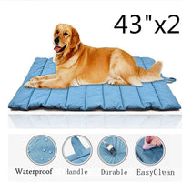 Cheerhunting Cama para perro al aire libre, 43 x 26 pulgadas, impermeable, lavable, tamaño grande, duradera, resistente al agua, portátil y de viaje para mascotas - BESTMASCOTA.COM