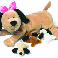 Manhattan Toy Nursing Nana Dog Nurturing Soft Stuffed Animal Toy - BESTMASCOTA.COM