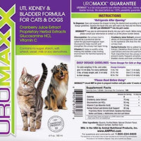 UroMAXX Urinaria Tract, Kidney & Bladder Fórmula para gatos y perros 6oz - BESTMASCOTA.COM