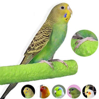 Colorful Bird Perch Stand Platform Natural Wood Playground Paw Grinding Clean for Pet Parrot Budgies Parakeet Cockatiels Conure Lovebirds Rat Mouse Cage Accessories Exercise Toys (4 Color) - BESTMASCOTA.COM