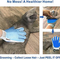 Pet Hair Remover Glove - Gentle Pet Grooming Glove Brush - Efficient Deshedding Glove - Massage Mitt with Enhanced Five Finger Design - Perfect for Dogs & Cats with Long & Short Fur - 1 Pack - BESTMASCOTA.COM