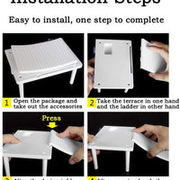 OMEM - Plataforma de secado de tortugas con filtro combinado (derecha) para tortuga y reptil, para acueductos flotantes de las islas y tanques de tierra - BESTMASCOTA.COM