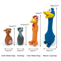 Chiwava Squeaky - Juguete de látex para perros, diseño de cachorro de animales - BESTMASCOTA.COM