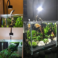 Luz LED de acuario para agua salada, agua dulce, tanque plantado, abrazadera de luces para arrecife de coral, tanque de peces, con cuello de cisne - BESTMASCOTA.COM