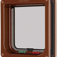 Cat Mate 4 Way Locking Cat Flap Con Puerta maletero café - BESTMASCOTA.COM