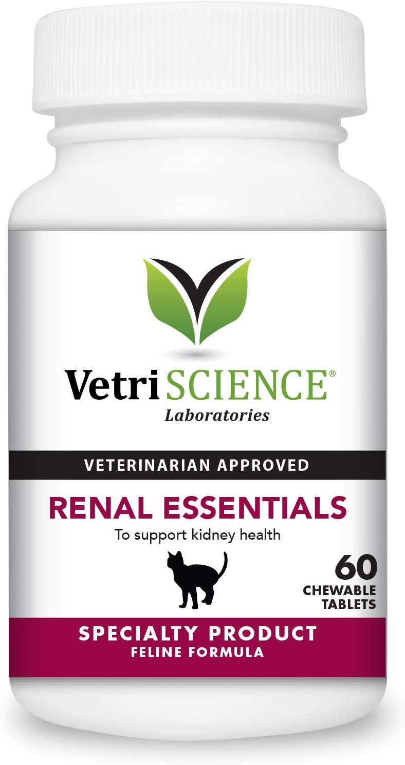 vetriscience laboratorios Essentials renal para gatos – 60 Count - BESTMASCOTA.COM