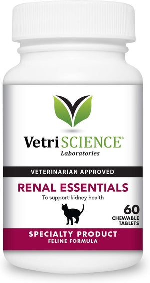 vetriscience laboratorios Essentials renal para gatos – 60 Count - BESTMASCOTA.COM