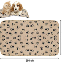 Manta para mascotas Comsmart cálida para perro, gato, manta de forro polar para dormir con estampado de huellas, manta suave para gatito cachorro y otros animales pequeños - BESTMASCOTA.COM