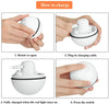 Pakoo Juguete interactivo para gato, juguete de gatito con ruedas automático, bola de movimiento recargable por USB, luz LED giratoria con función de temporizador, el mejor regalo para tu gatito - BESTMASCOTA.COM