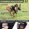 Rabbitgoo Tactical Dog Harness Vest Large with Handle, Military Working Dog Molle Vest with Metal Buckles & Loop Panels, No-Pull Adjustable Training Harness with Leash Clips for Walking Hiking Hunting - BESTMASCOTA.COM