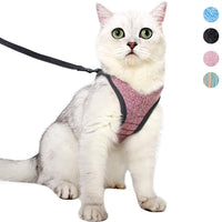 Yult Arnés y correa para gatos – Ultra ligera a prueba de escape, collar de gatito, chaqueta de senderismo con amortiguación para correr, suave y cómodo, adecuado para cachorros conejos - BESTMASCOTA.COM