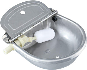 Homend - Cuenco automático para agua de granja, acero inoxidable, para caballo, ganado, cabra, oveja, perro, M - BESTMASCOTA.COM