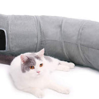 PAWZ - Túnel plegable para gato en forma de S (10.5 in de diámetro) - BESTMASCOTA.COM