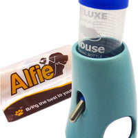 Alfie Pet - Botella de agua 2 en 1 con base de cerámica para animales pequeños como hámster enano y ratón - BESTMASCOTA.COM
