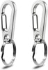 IVIA - Clips para etiquetas de perro, múltiples tamaños de acero inoxidable 304, clip rápido con anillos/fácil cambio de identificación para mascotas para collares y arneses. - BESTMASCOTA.COM