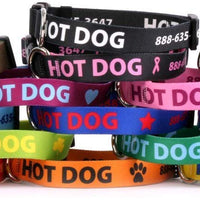 Collar de perro personalizado con texto y arte de alta definición, una alternativa de collar de perro bordado – Fabricado en los Estados Unidos – Disponible en 7 tamaños y 21 colores - BESTMASCOTA.COM