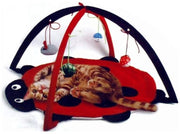 Centro de actividad para gatos Petty Love House con bolas de juguete, ratones colgantes y mucho más, para que ayudes a los gatos a hacer ejercicio y mantenerse activos, el mejor de los juguetes para gatos en Amazon - BESTMASCOTA.COM