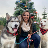 Bandana para perro, 4 unidades, lavable, reversible, a cuadros, para perros y gatos - BESTMASCOTA.COM