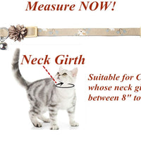 BoomBone Collar con diseño de flor de gato, 3 unidades, para perros pequeños con campana - BESTMASCOTA.COM