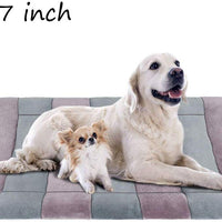 JoicyCo - Colchoneta para cama de perro, 27.5/36/42/47 pulgadas, lavable, antideslizante - BESTMASCOTA.COM