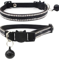 DAIHAQIKO - Collar para gato con campana, ajustable, diseño de gatitos - BESTMASCOTA.COM