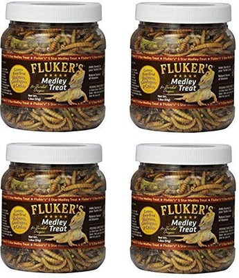 Fluker Labs Bearded Dragon Medley Treat Alimentos, 1.8-ounce (Pack de 4) - BESTMASCOTA.COM