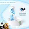 amzdeal Cat Water Fountain, 81 oz/2.4L Automatic Pet Fountain, Drinkwell for Cats, Ultra Quiet Cat Water Dispenser with LED Light and Filter, Big Water Drinking Bowl for Cats and Small Dogs - BESTMASCOTA.COM