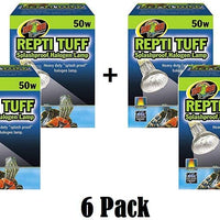 Zoo Med Repti Tuff Splashproof Lámparas halógenas 50 vatios (3 Pack) - BESTMASCOTA.COM