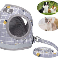 Anyifan Arnés para perro, chaleco de tracción para gato, arnés ajustable, cómodo, transpirable, chaleco reflectante de seguridad para mascotas, material Oxford - BESTMASCOTA.COM