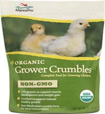 Manna Pro Organic Grower Crumbles - BESTMASCOTA.COM
