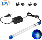 LEDGLE Luces de Acuario 13W & 11W & 7W Luz Sumergible Acuario Luz Limpia para Acuario Agua Limpia Verde Claro Impermeable Limpio Lámpara - BESTMASCOTA.COM