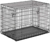 Jaula para perros Midwest Homes for Pets Ultima Pro, serie profesional, resistente, puerta doble extrafuerte, plegable, con panel divisor, bases para proteger el suelo, bandeja de plástico a prueba de fugas - BESTMASCOTA.COM