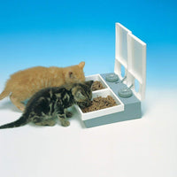 Cat Mate, alimentador de mascotas C20 con 2 tazones y paquete de hielo - BESTMASCOTA.COM
