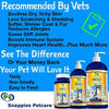 Snappies Petcare Omega 3 aceite de pescado para perros y gatos – Wild Islandic Natural sin olor líquido aceite de pescado Pet Suplemento con vitamina E – más EPA y DHA que el aceite de salmón para una nutrición óptima/salud - BESTMASCOTA.COM