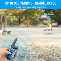 Petrainer 620 Collar de entrenamiento para perro, impermeable, recargable, con control remoto, de 1000 pies, con vibración de pitido, collar de choque eléctrico para perros (10-100 libras) - BESTMASCOTA.COM
