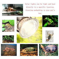 STTQYB - Lámpara solar para reptiles, lámpara de calor UVA + UVB de espectro completo, lámpara de sol para el baño de reptiles, lámpara de lagarto UV - BESTMASCOTA.COM