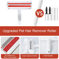 Delomo - Rodillo removedor de pelo para mascotas – removedor de pelo de perro y gato con base autolimpieza – herramienta eficiente de depilación de animales – perfecto para muebles, sofá, alfombra, asiento de coche - BESTMASCOTA.COM