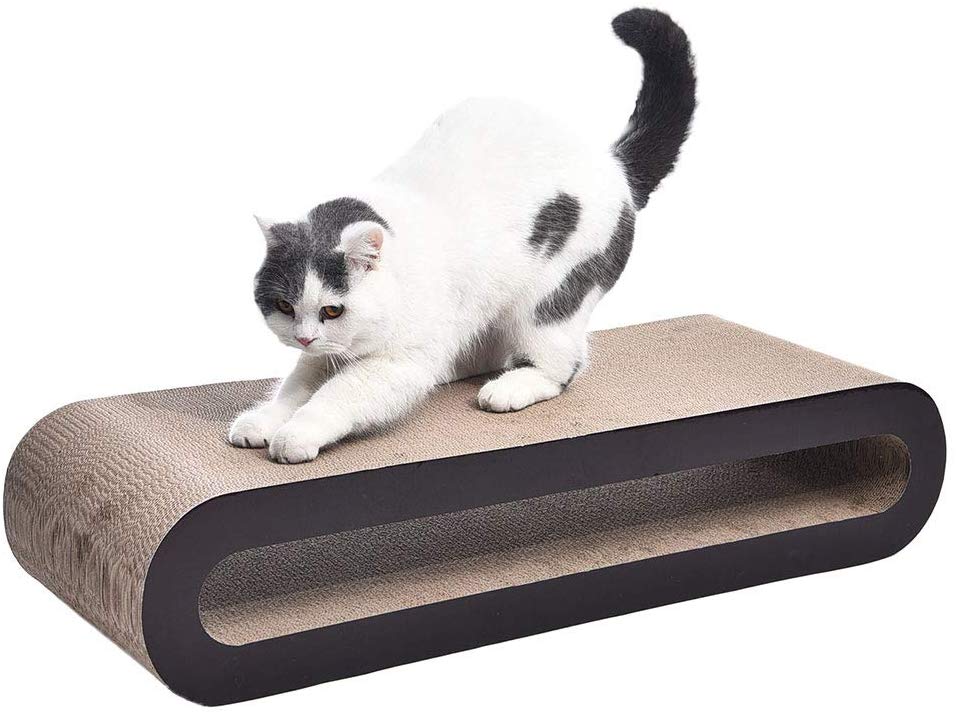 AmazonBasics - Tumbona rascadora para gatos - BESTMASCOTA.COM