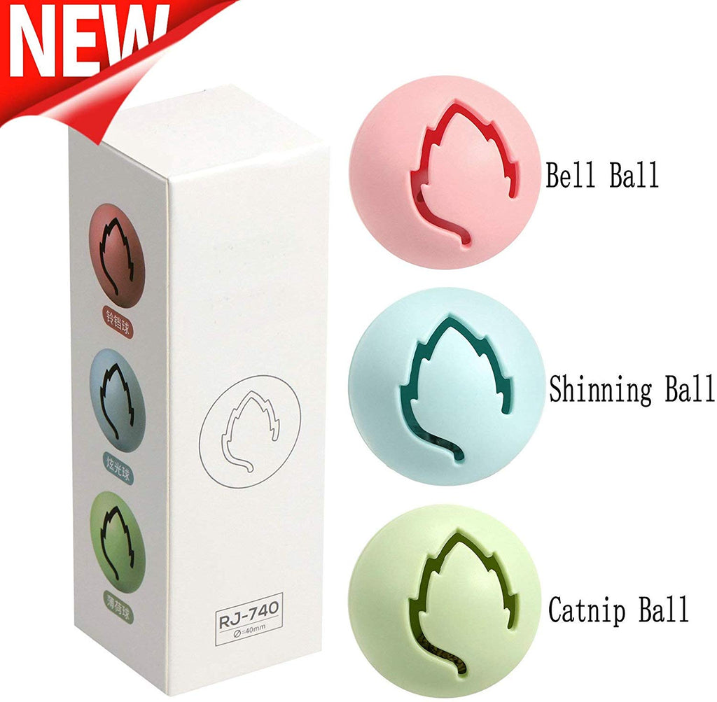 Juguetes de pelota de gato Vevins, 3 unidades de linterna, pelota de gato interactiva, juguetes de gatito - BESTMASCOTA.COM