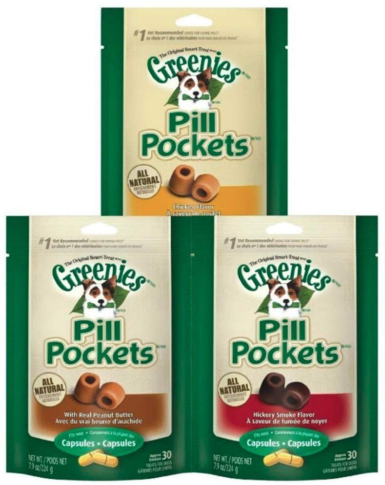 Greenies Pill Pocket Capsule Variety Pack (3, 7,9 oz. Contenido: - BESTMASCOTA.COM