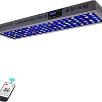 VIPARSPECTRA Control de temporizador regulable 165W 300W LED Luz de Acuario Espectro Completo para Crecimiento Coral Reef Marine Fish Tank LPS/SPS - BESTMASCOTA.COM