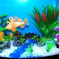 alwaysuc Pavilion Árbol decoración del tanque de peces adorno de acuario poli resina puente paisaje decoración tanque de peces adornos - BESTMASCOTA.COM