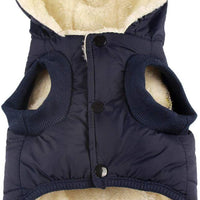 vecomfy - Sudadera con capucha para perro con forro polar y algodón extra cálido en invierno, chaqueta para perro pequeña con capucha - BESTMASCOTA.COM