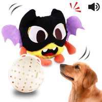 Petbobi Automatic Dog Toys Interactive Plush Giggle Ball Shake Squeak Crazy Bouncer Toys Exercise Electronic Toy for Puppy Motorized Entertainment for Pets - BESTMASCOTA.COM