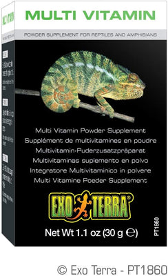 EXO TERRA Multi vitamina polvo Reptiles/anfibios Suplemento, 1.1-ounce - BESTMASCOTA.COM