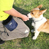 Vivaglory - Bolsa de regalo para perros con manos libres y cintura ajustable y dispensador de bolsas de residuos para perros, 2 maneras de llevar - BESTMASCOTA.COM