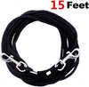 OFPUPPY Cat Tie Out Pet Rope Leash - Nylon Braided Cat Lead for Outside, Black, - BESTMASCOTA.COM