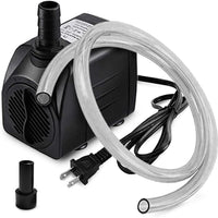 Bomba sumergible PULACO 10W 160GPH con tubo de 3.3 ft para acuarios, tanque de peces, fuente de estanque, estatuaria, hidropónica, característica de agua, fuentes de interior - BESTMASCOTA.COM