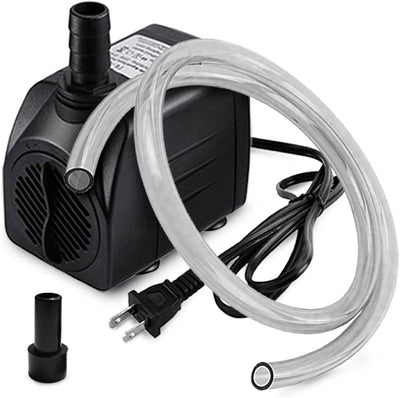 Bomba sumergible PULACO 10W 160GPH con tubo de 3.3 ft para acuarios, tanque de peces, fuente de estanque, estatuaria, hidropónica, característica de agua, fuentes de interior - BESTMASCOTA.COM